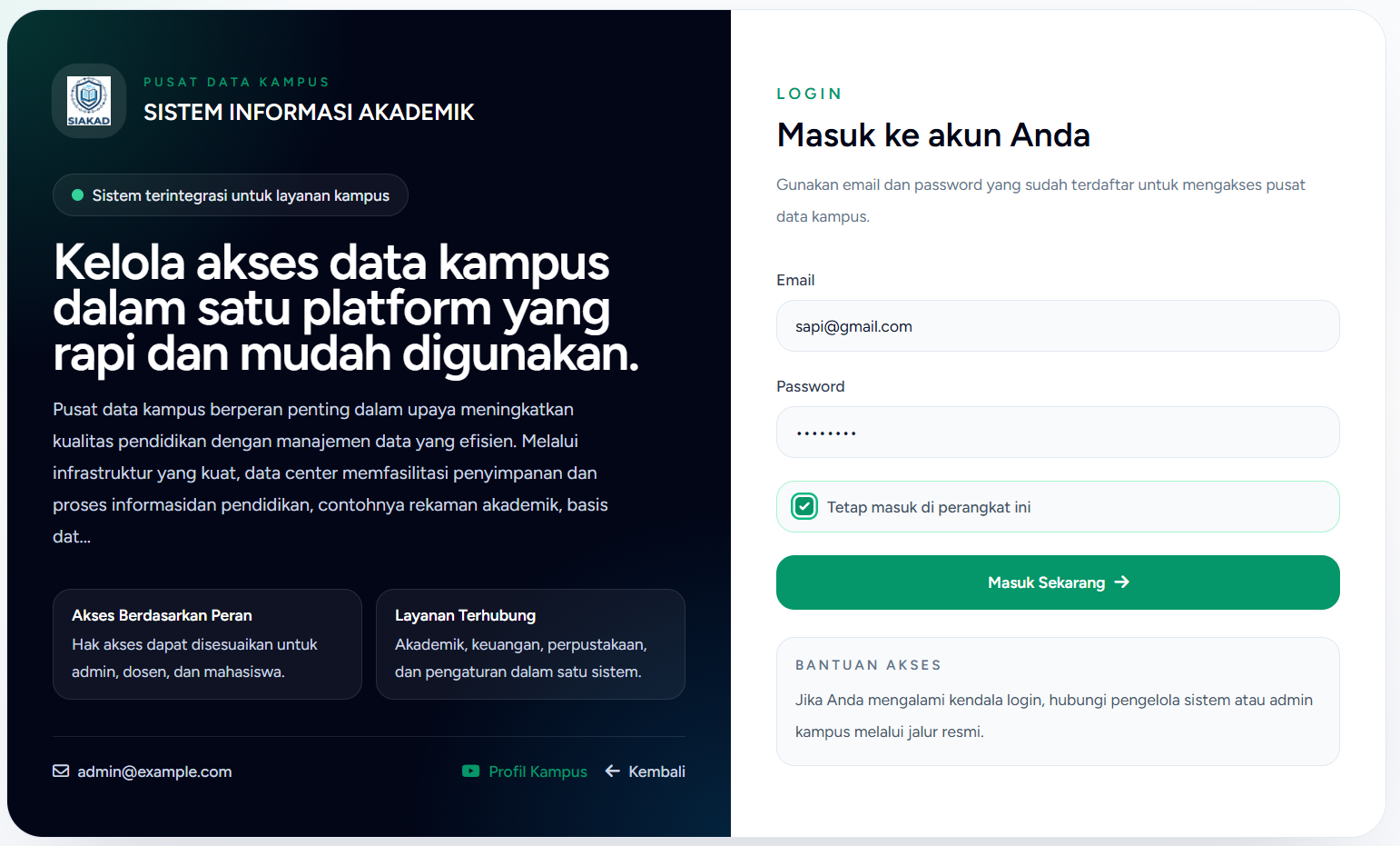 Halaman Login